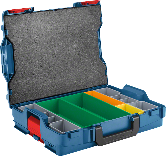 Bosch L-BOXX 102 set 6 pcs carrying case with dividers.