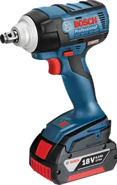 Bosch GDS 18V-300 cordless impact wrench, 300 Nm torque.