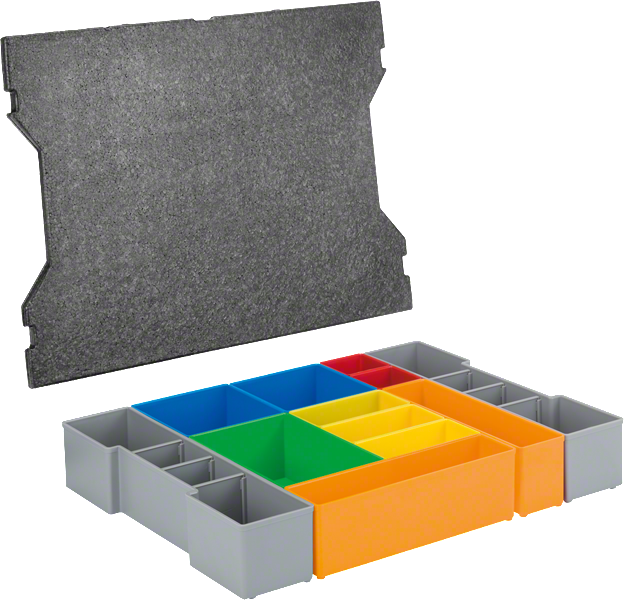 Bosch L-BOXX inset box set 12 pcs for storing small items.