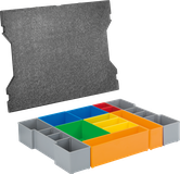 Bosch L-BOXX inset box set 12 pcs for storing small items.