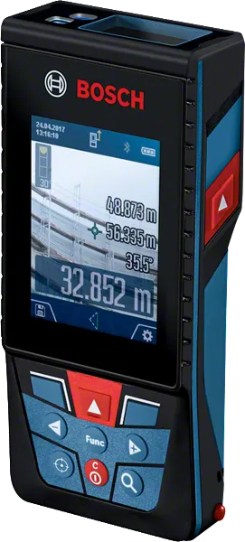 Bosch GLM 150 C laser measure with digital display.