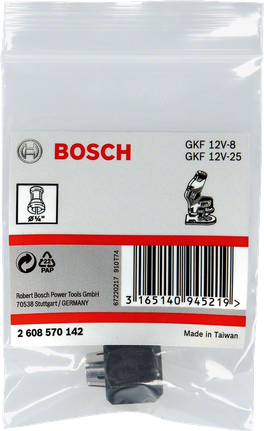 Bosch collet 1/4″ with nut.