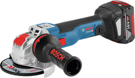Bosch GWX 18V-10 C cordless angle grinder with X-LOCK.