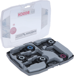 Bosch Starlock Set for Electrician and Drywall blades.
