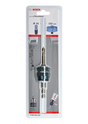 Bosch PC Plus mandrel 3/8″ with HSS-Co drill 7.15 mm.