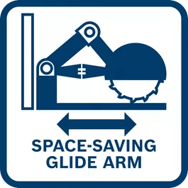  Compact slide mechanism due to innovative, maintenance-free and extremely robust glide arm