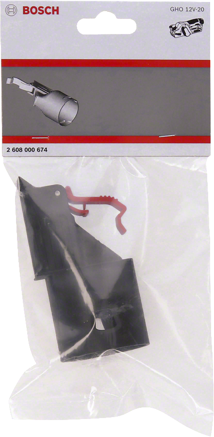 Bosch vacuum adapter for GHO 12V-20, 35 mm diameter.