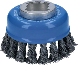 X-LOCK Heavy for Metal Cup Brush, Knotted Wire