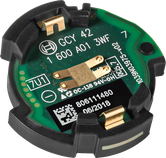 Bosch GCY 42 Bluetooth module for tool connectivity.