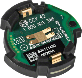 Bosch GCY 42 Bluetooth module for tool connectivity.