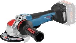 GWX 18V-10 PC Bosch GWX 18V-10 PC cordless angle grinder with X-LOCK.
