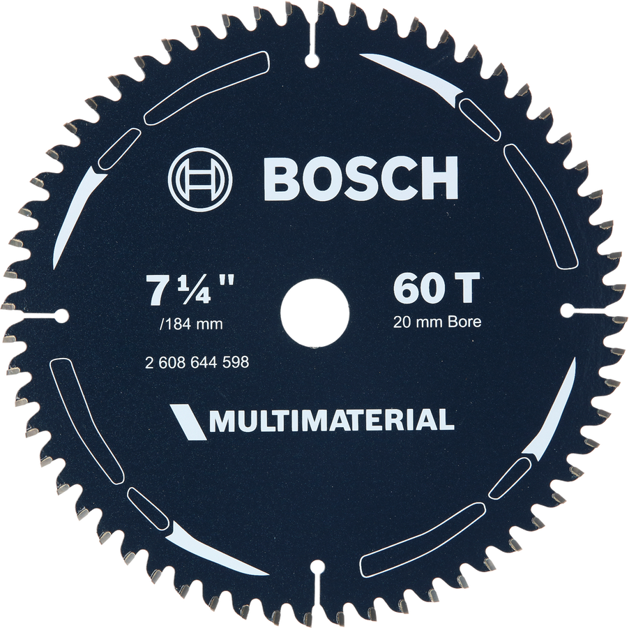Bosch MultiMaterial 7 1/4 inch 60T saw blade.