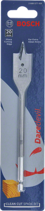 Daredevil Clean Cut Spade Bit 20 x 160 mm Bosch Daredevil 20 mm clean cut spade bit.