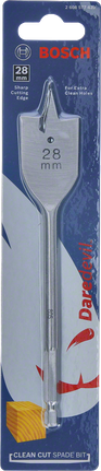 Daredevil Clean Cut Spade Bit 28 x 165 mm Bosch Daredevil Clean Cut Spade Bit 28 mm.