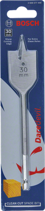 Daredevil Clean Cut Spade Bit 30 x 165 mm Bosch Daredevil 30 mm clean cut spade bit.