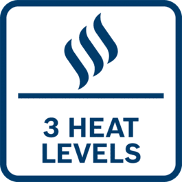  Three heat levels to optimize comfort in cold weather