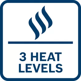Three heat levels to optimize comfort in cold weather
