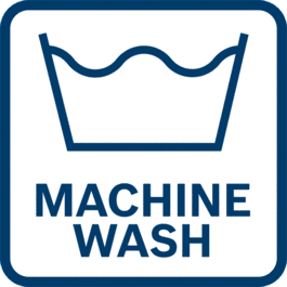  Machine wash on a moderate temperature setting.