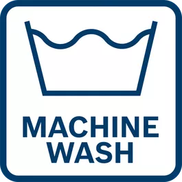 Machine wash on a moderate temperature setting.