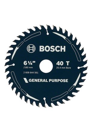 Bosch general purpose circular saw blade 6 1/4 inch 40 teeth.