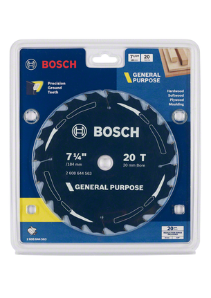 Bosch general purpose 7 1/4″ 20T saw blade.