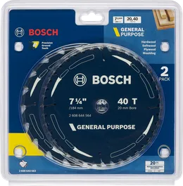 Bosch general purpose 7 1/4″ circular saw blade set.