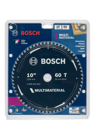 Bosch 10″ 60T multi material saw blade.