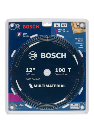 Bosch 12″ 100T multi material saw blade.