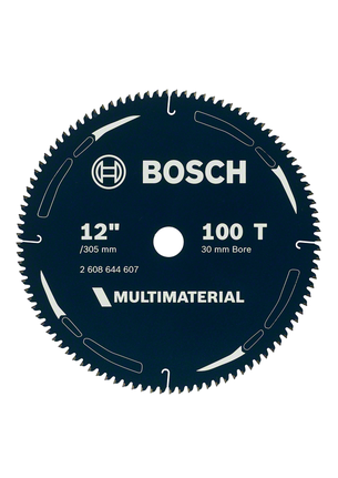 Bosch Multi Material 12 inch 100 teeth circular saw blade.