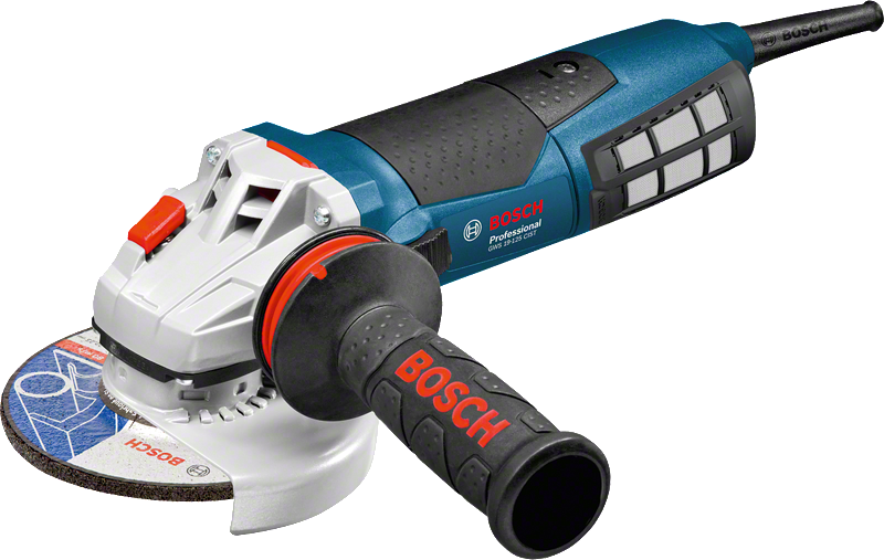 Bosch GWS 19-125 CIST angle grinder with 125 mm disc.