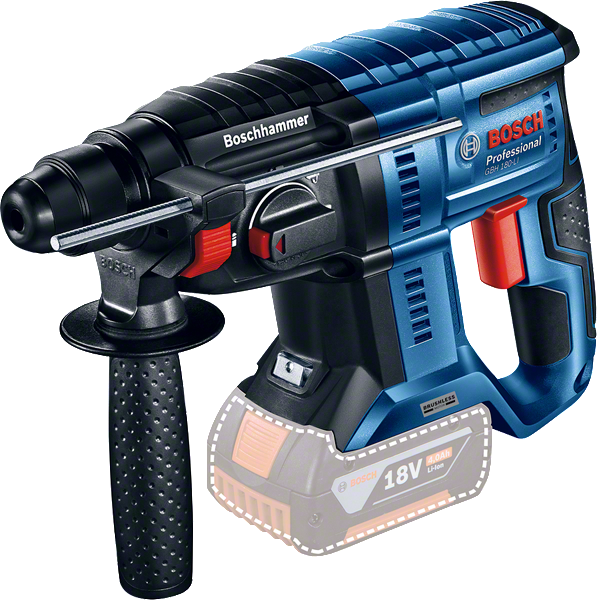 Bosch GBH 180-LI cordless rotary hammer, brushless.