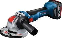 Bosch GWX 18V-10 cordless angle grinder with X-LOCK.