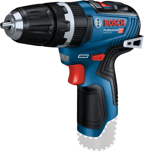 Bosch GSB 12V-35 cordless drill with compact design.