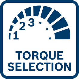  Various torque settings to provide precise control.