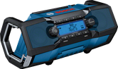 Bosch GPB 18V-2 C radio with digital FM display.