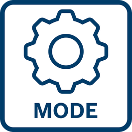 Higher work efficiency through adjustable modes