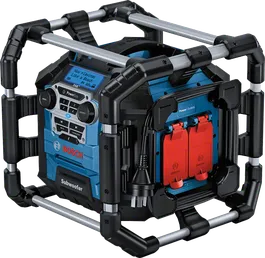 Bosch GPB 18V-5 SC jobsite radio with Bluetooth and DAB.