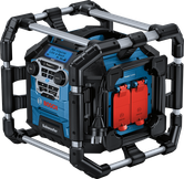 Bosch GPB 18V-5 SC jobsite radio with Bluetooth and DAB.