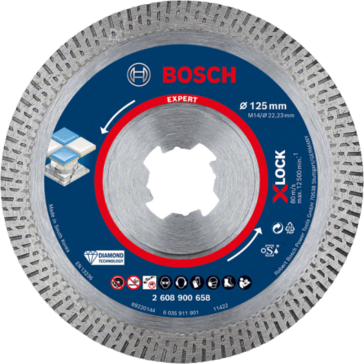 | Angle X-LOCK 14-125 Professional Bosch GWX with Grinder