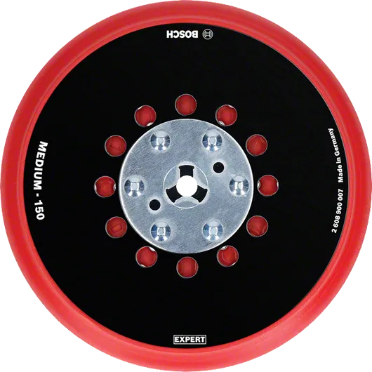 EXPERT Multihole Backing Pad Bosch EXPERT Multihole Sanding Pad 150 mm medium.