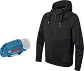 Bosch heated jacket with GAA 12V-21 USB adapter.