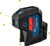 Bosch GPL 5 G point laser with self-levelling.