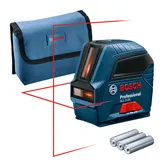 Bosch GLL 2-10 laser leveling tool with case.