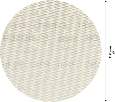 Bosch EXPERT M480 Sanding Net 150mm G240 disc.