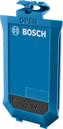 Bosch BA 3.7V 1.0Ah A battery pack with USB charging.