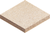 Particleboard.