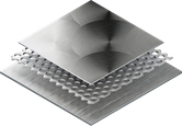 Stainless steel sheet.