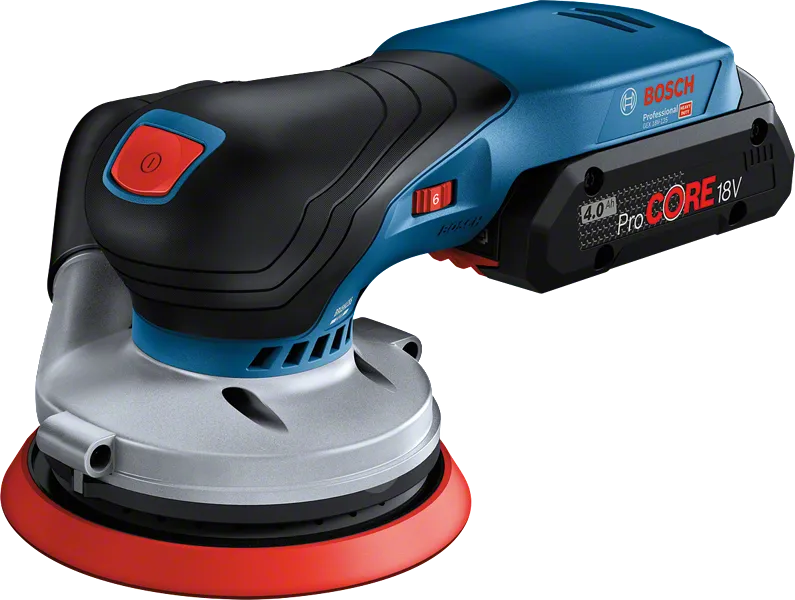Bosch GEX 18V-125 cordless random orbit sander.