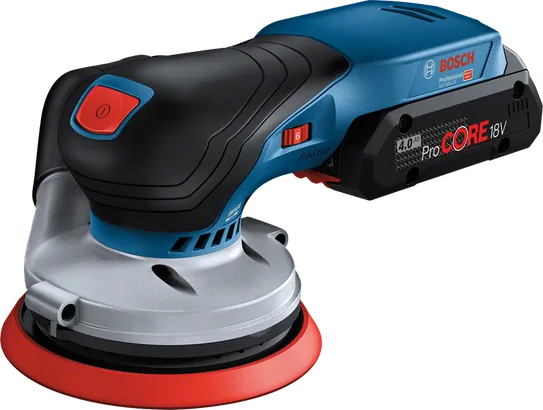Bosch GEX 18V-125 cordless random orbit sander.