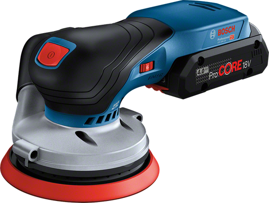 Bosch GEX 18V-125 cordless random orbit sander.